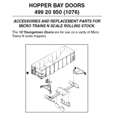 Bay Doors Hopper 12 ea (1076)