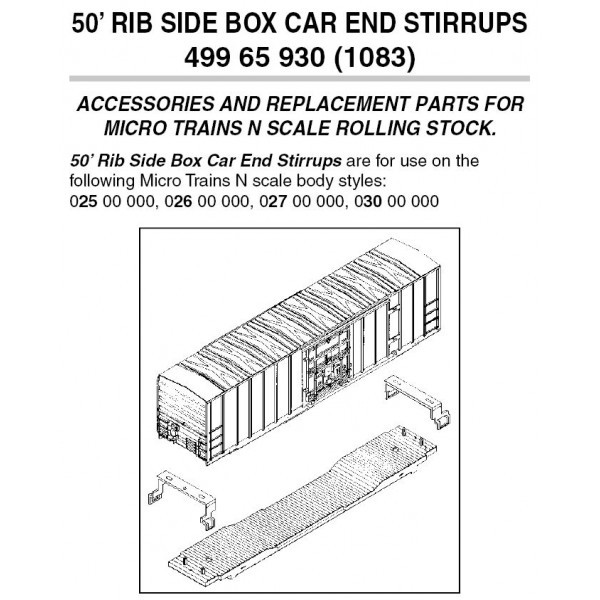 Stirrups Rib Side  12 ea (1083)