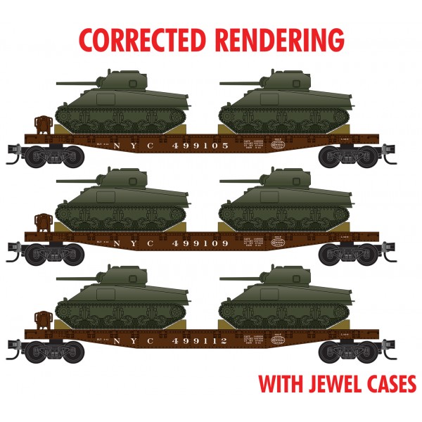 NYC  Flat w/tanks 3-pk - JEWEL CASES  Rel. 08/23