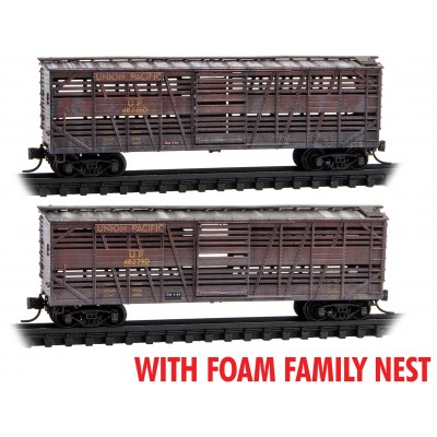 Union Pacific weathered Brown 2-Pack FOAM  - Rel. 3/23    