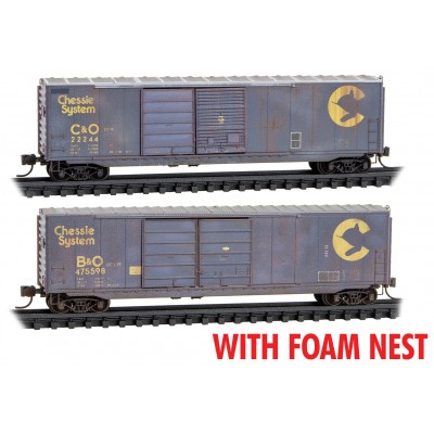 Chessie System weathered 2-Pack FOAM - Rel. 8/23      