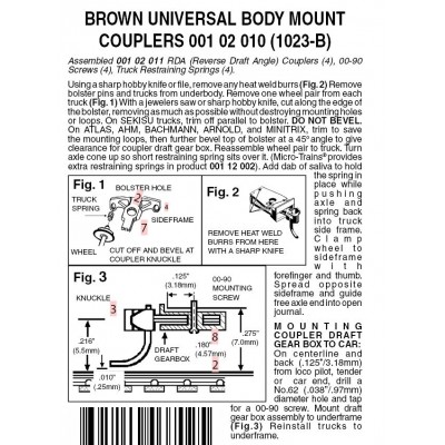 BROWN Universal BMC 2 pr (1025-1B)
