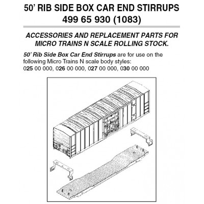 Stirrups Rib Side  12 ea (1083)