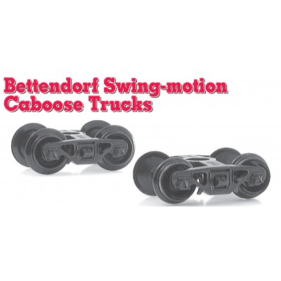 N Scale Bettendorf Trucks w/Low-Profile Wheels Micro-Trains #1004 1 Pair 